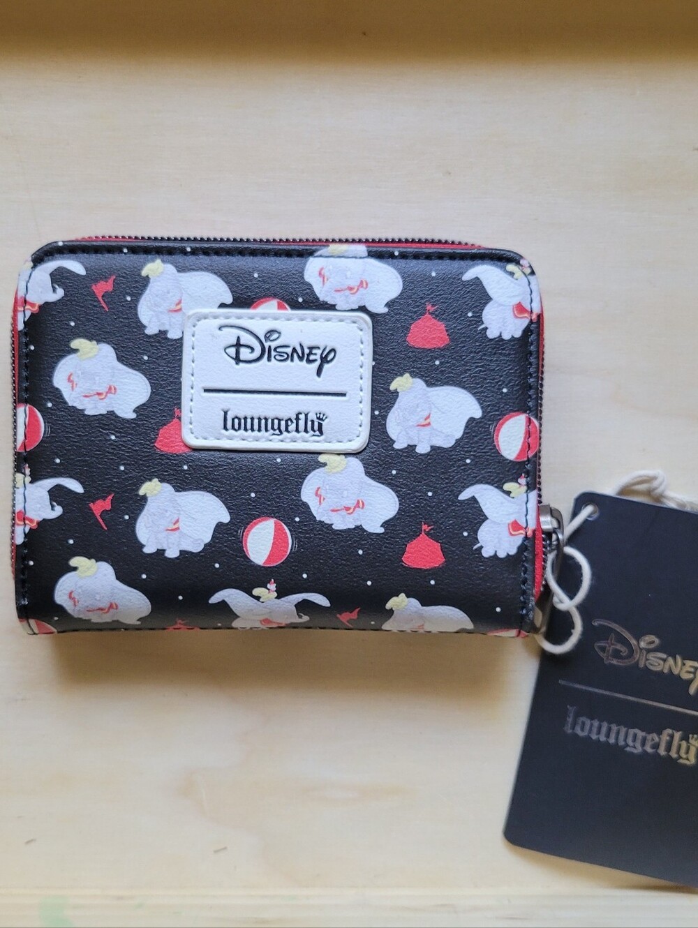 Loungefly Disney Dumbo Circus Icons Mini Zipper Wallet New!!!